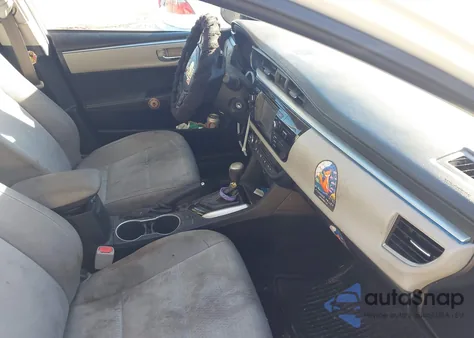 2016 Toyota Corolla Le z USA, uszkodzony, nr VIN 2T1BURHE4GC717535